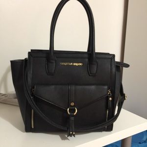 Christian Siriano structured tote bag